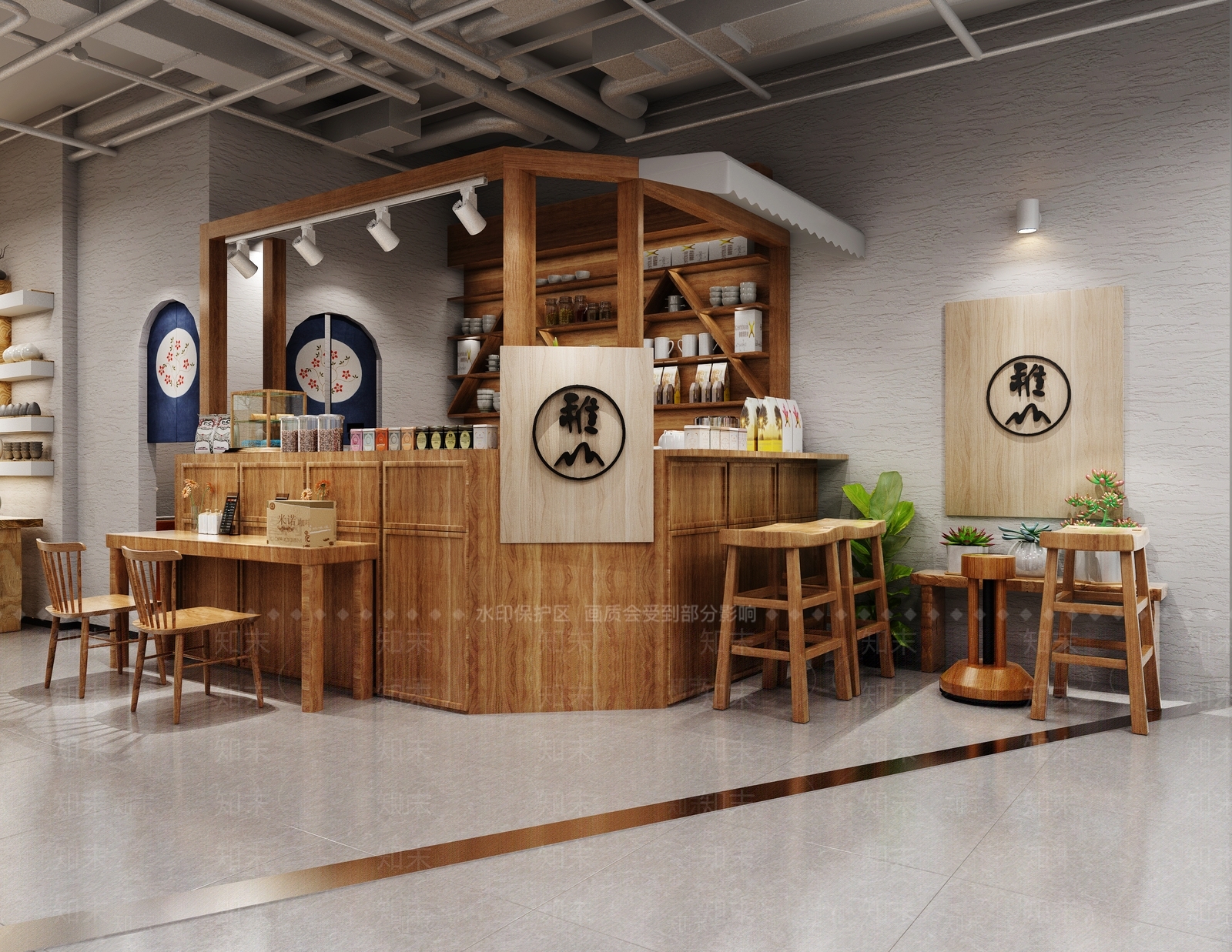 现代陶瓷加工店3D模型下载【ID:578574451】