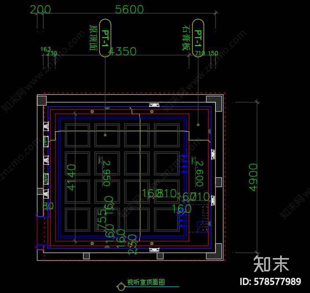 家庭音影室施工图下载【ID:578577989】