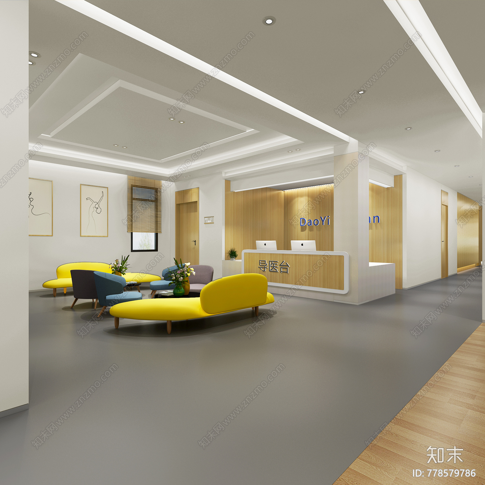 医疗健康体检影像医院健康保健cad施工图下载【ID:778579786】