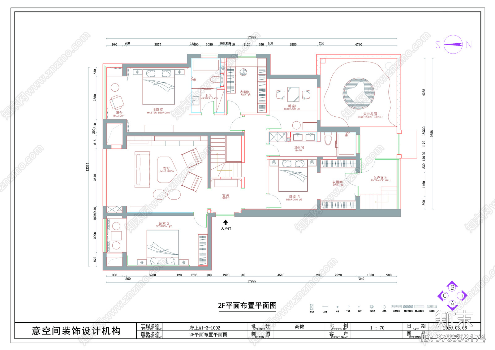 别墅cad施工图下载【ID:978598174】