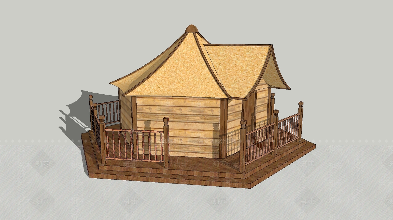 现代景观小品SU模型下载【ID:978612974】