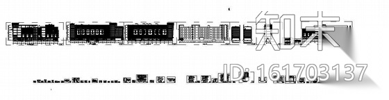 某商场外立面装修施工图施工图下载【ID:161703137】