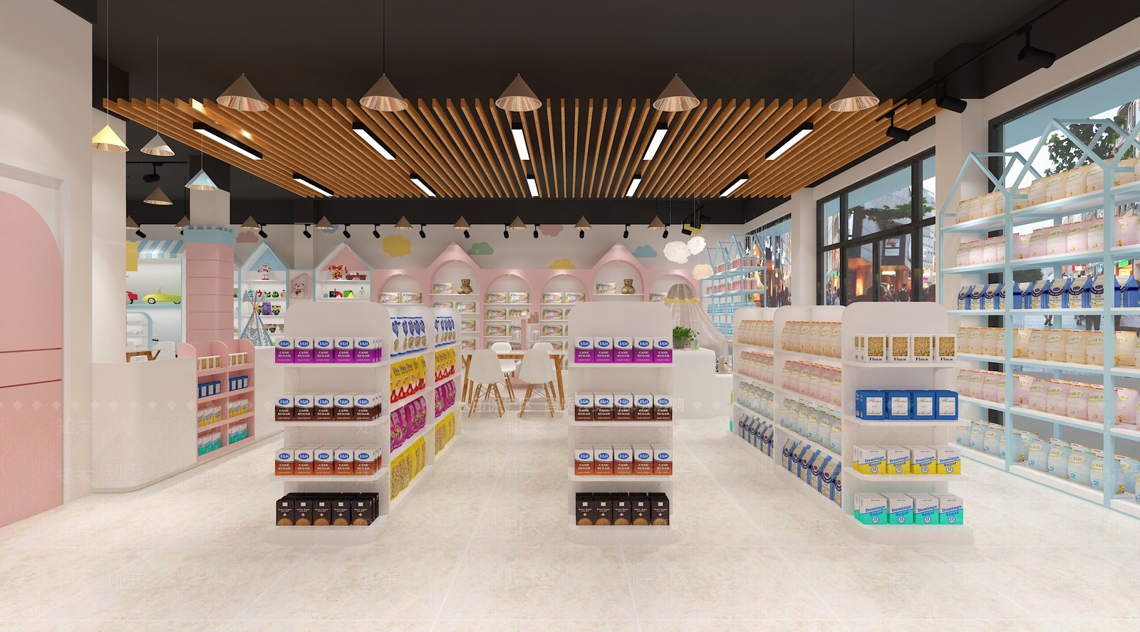 现代母婴店3D模型下载【ID:378641482】