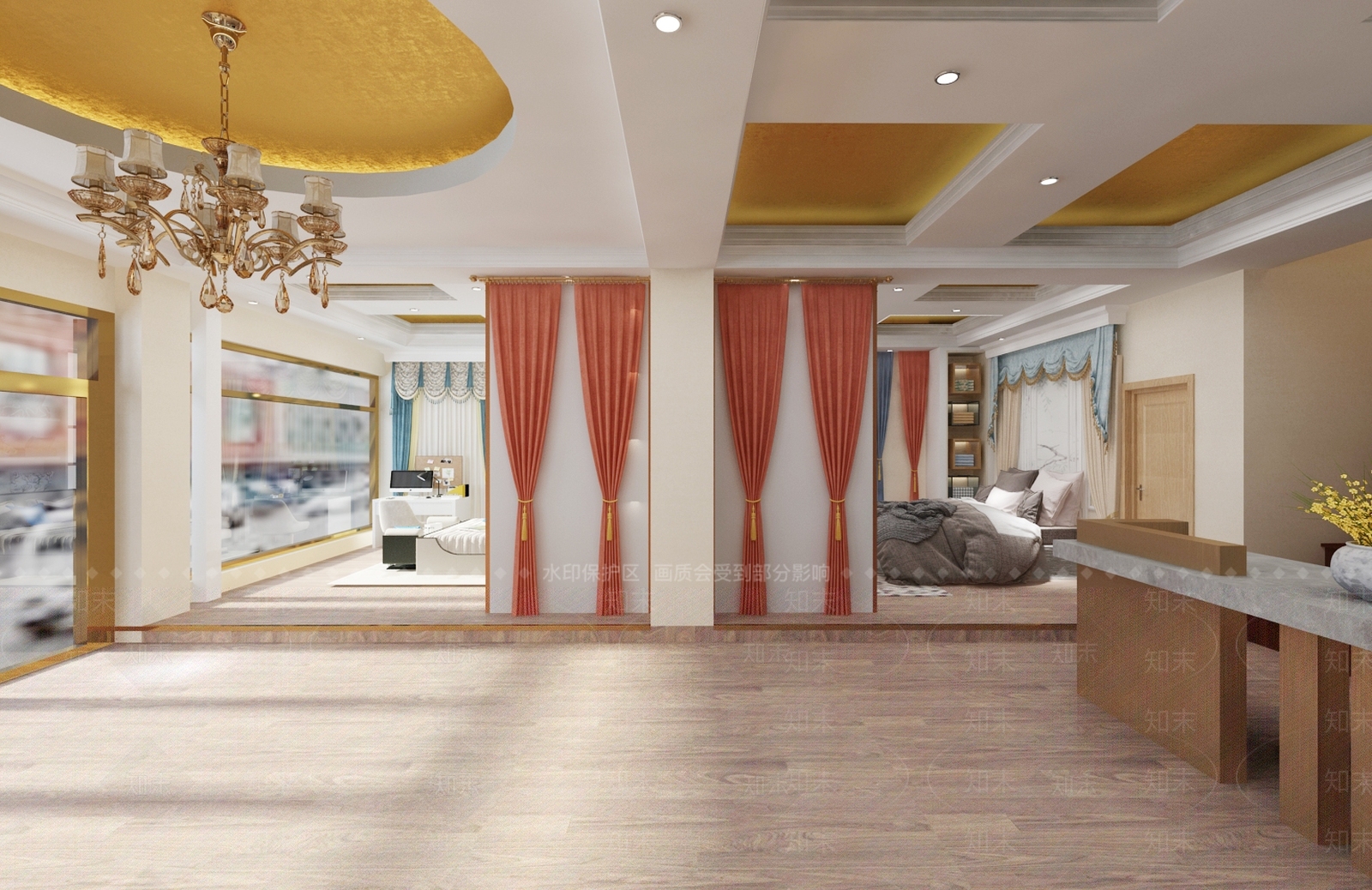 现代家居专卖店3D模型下载【ID:378647082】