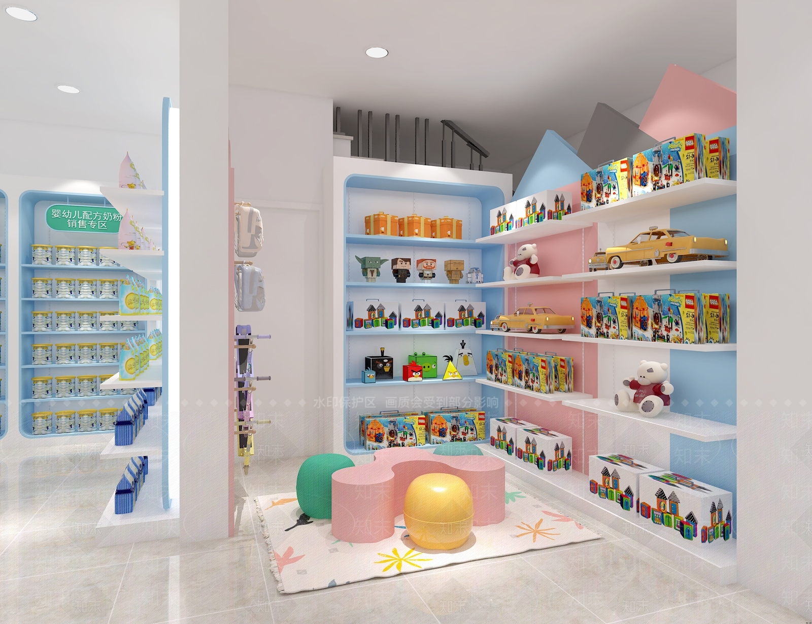 现代母婴店3D模型下载【ID:378654413】