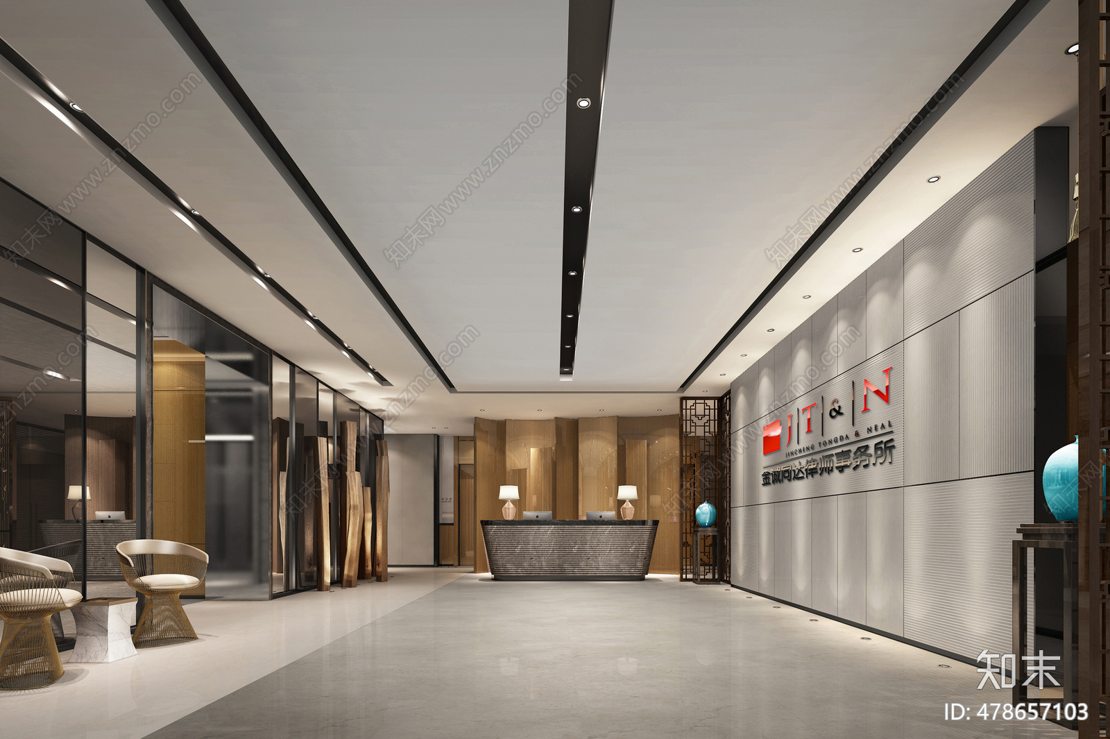 办公室cad施工图下载【ID:478657103】