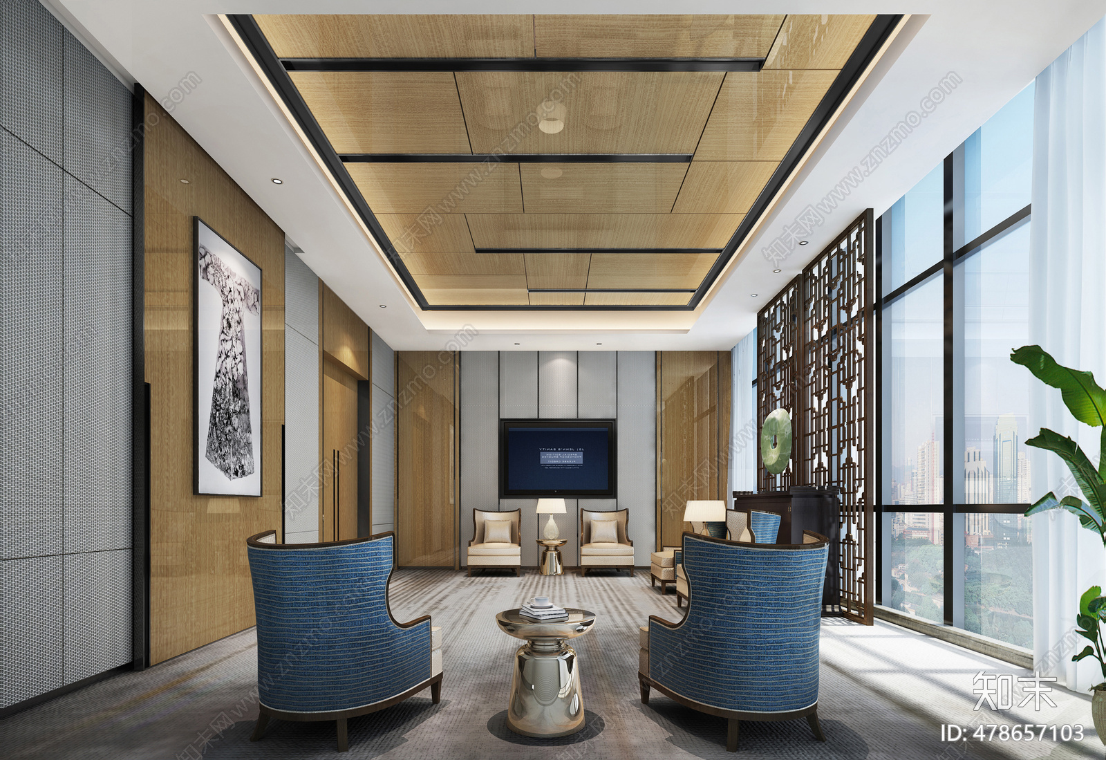 办公室cad施工图下载【ID:478657103】