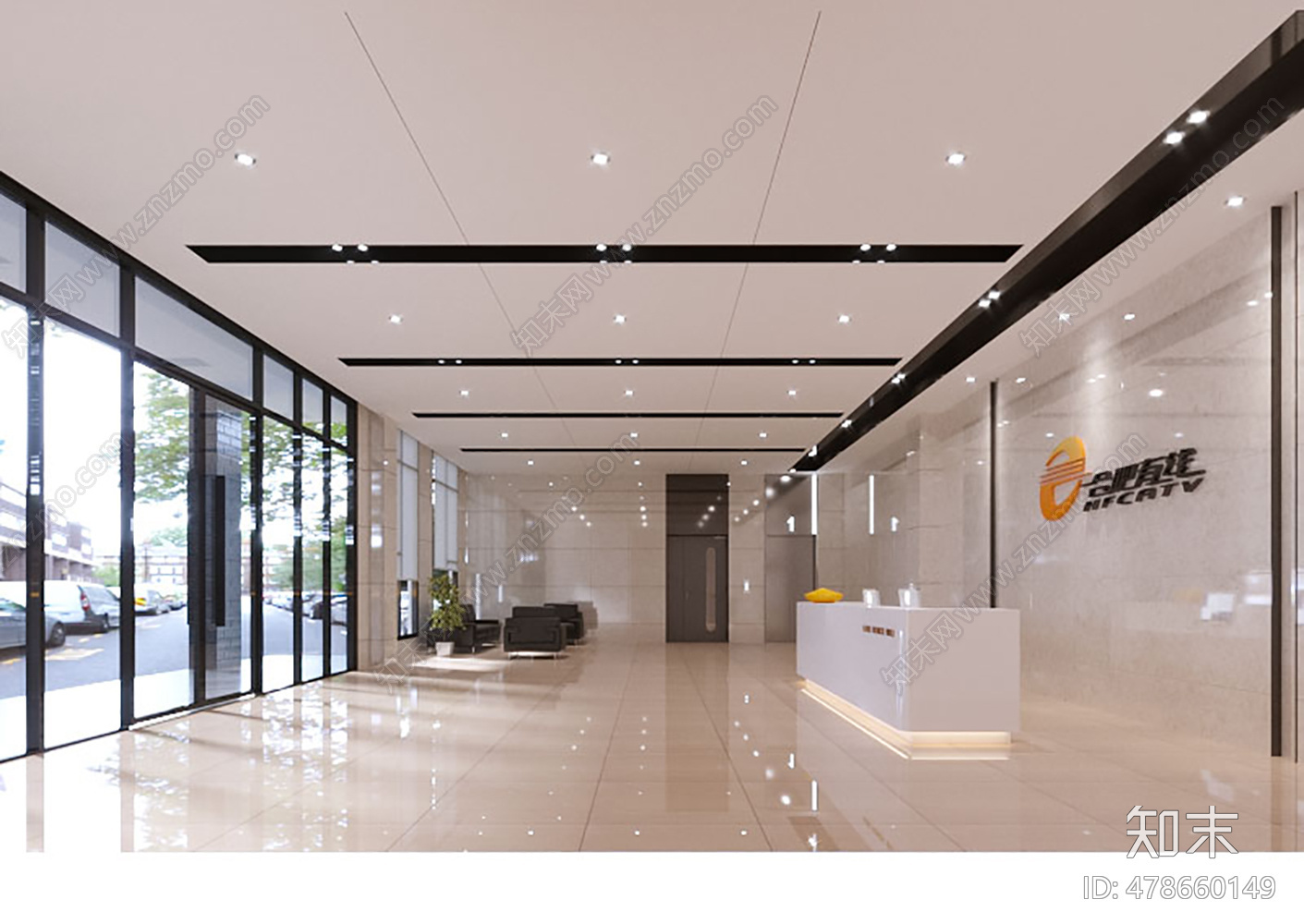 有线电视网络科技有限公司室内装修设计方案施工图下载【ID:478660149】