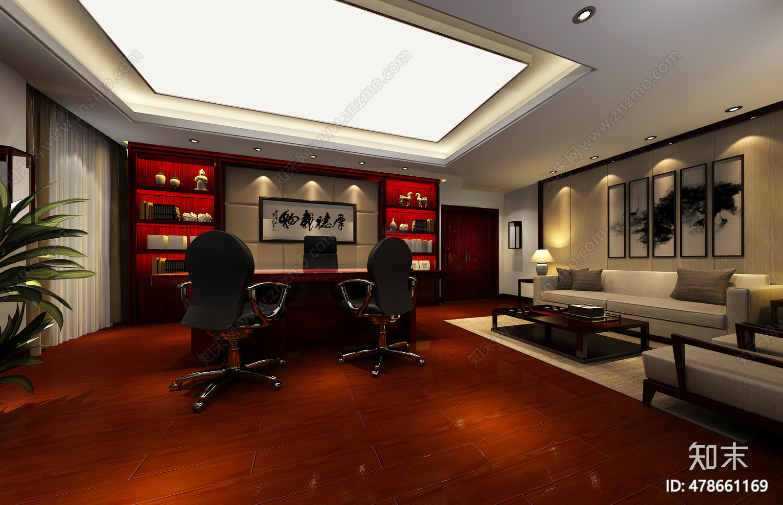 写字楼cad施工图下载【ID:478661169】