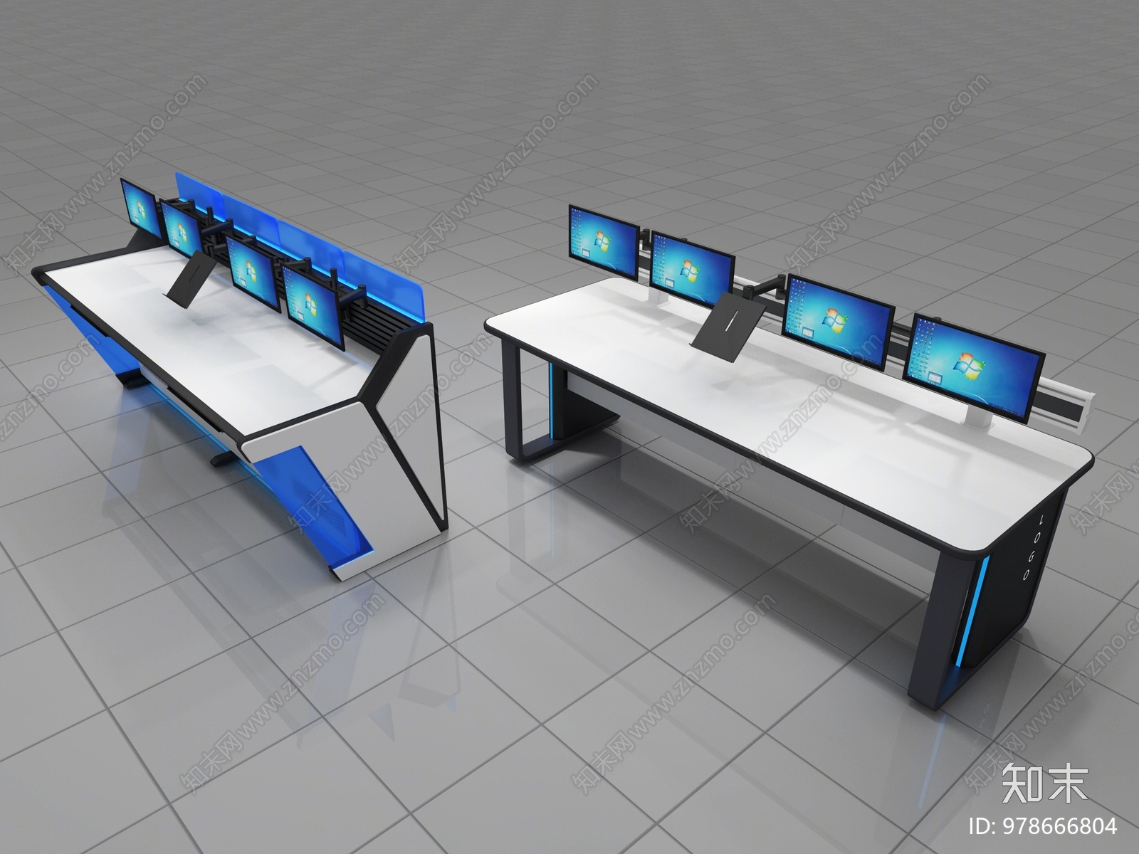 现代控制台3D模型下载【ID:978666804】