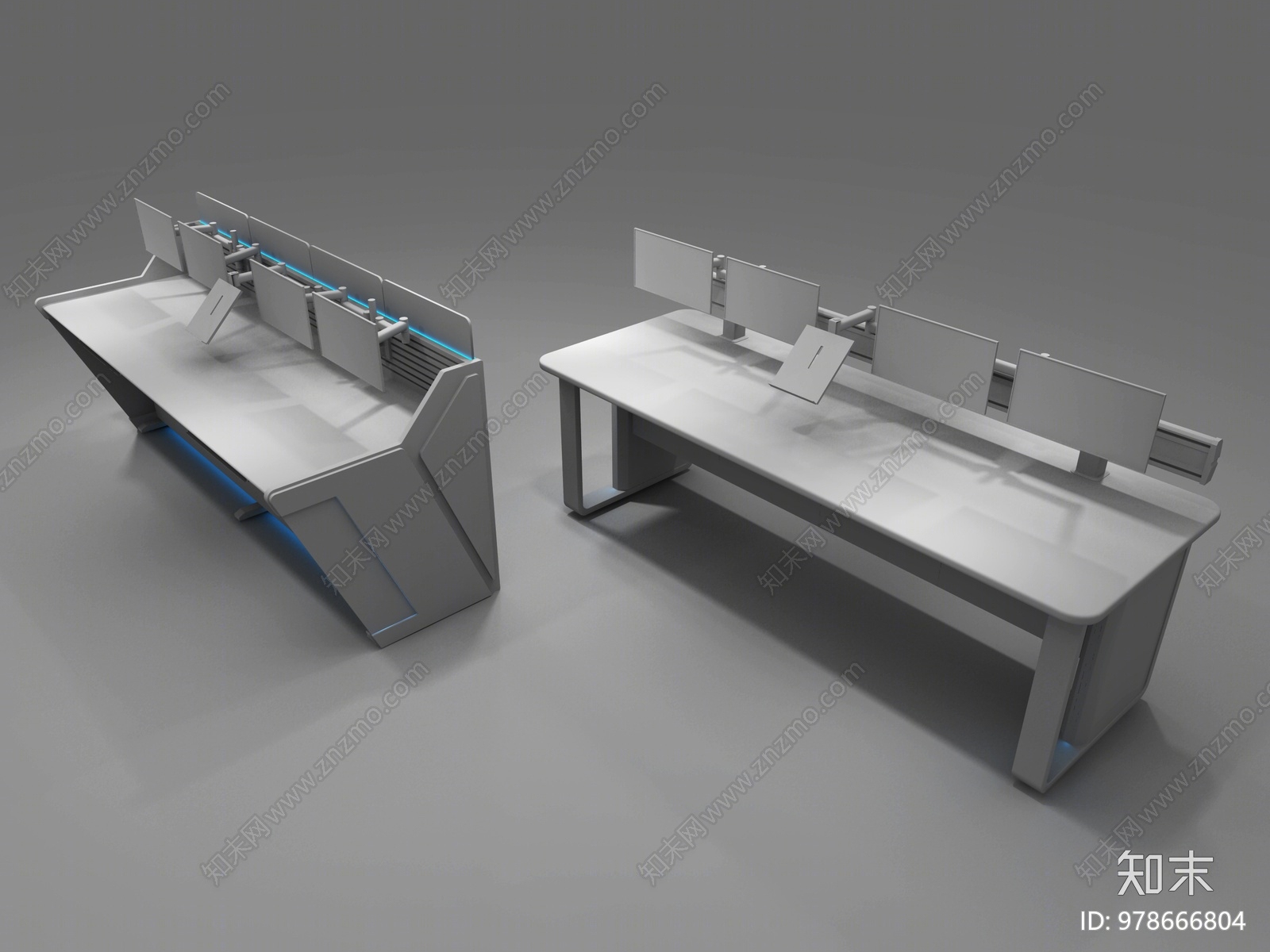 现代控制台3D模型下载【ID:978666804】