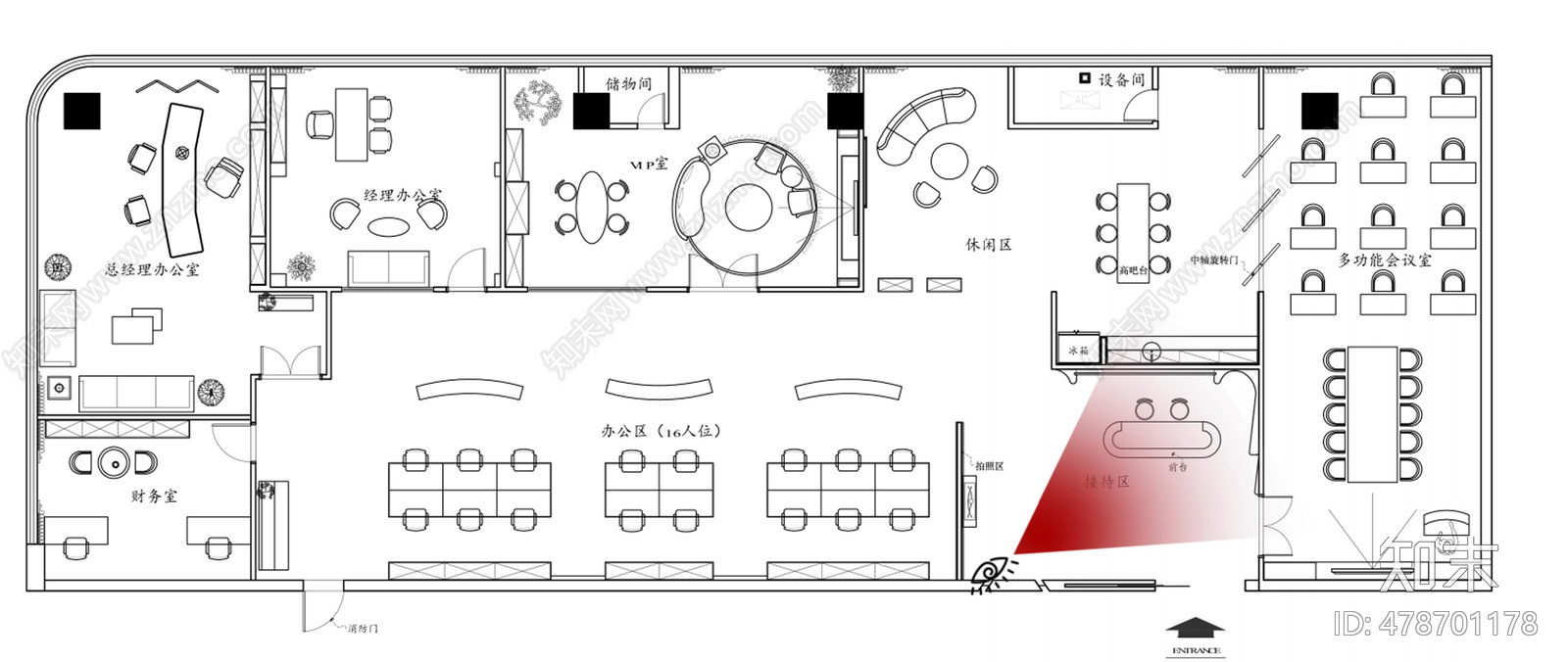 全套办公cad施工图下载【ID:478701178】