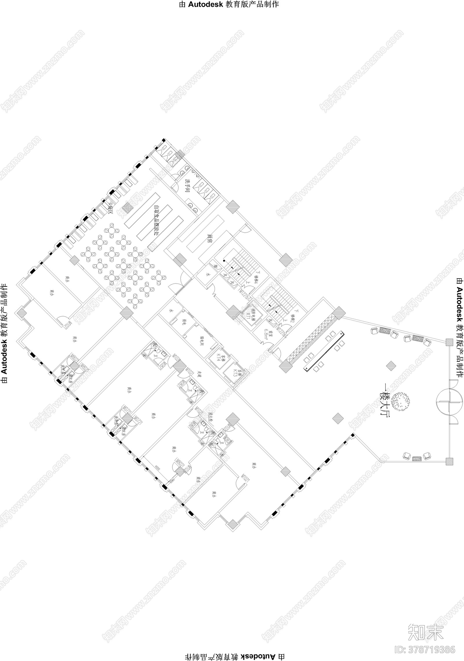 南泊湾大酒店客房宾馆室内设计方案CAD施工图下载【ID:378719386】