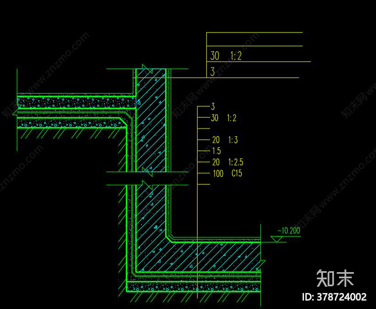 各种水池防水构造大样施工图下载【ID:378724002】