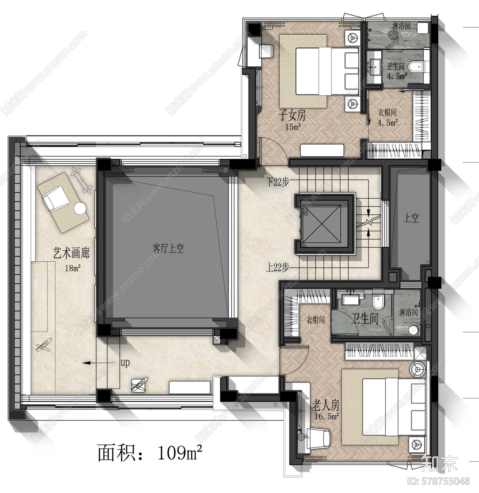 深圳招商双玺样板间cad施工图下载【ID:578755048】