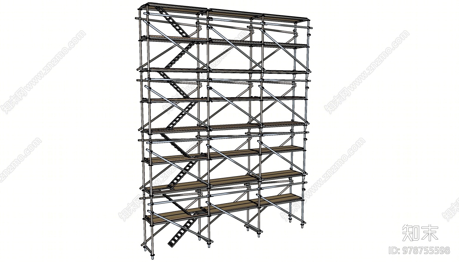 现代脚手架SU模型下载【ID:978755598】