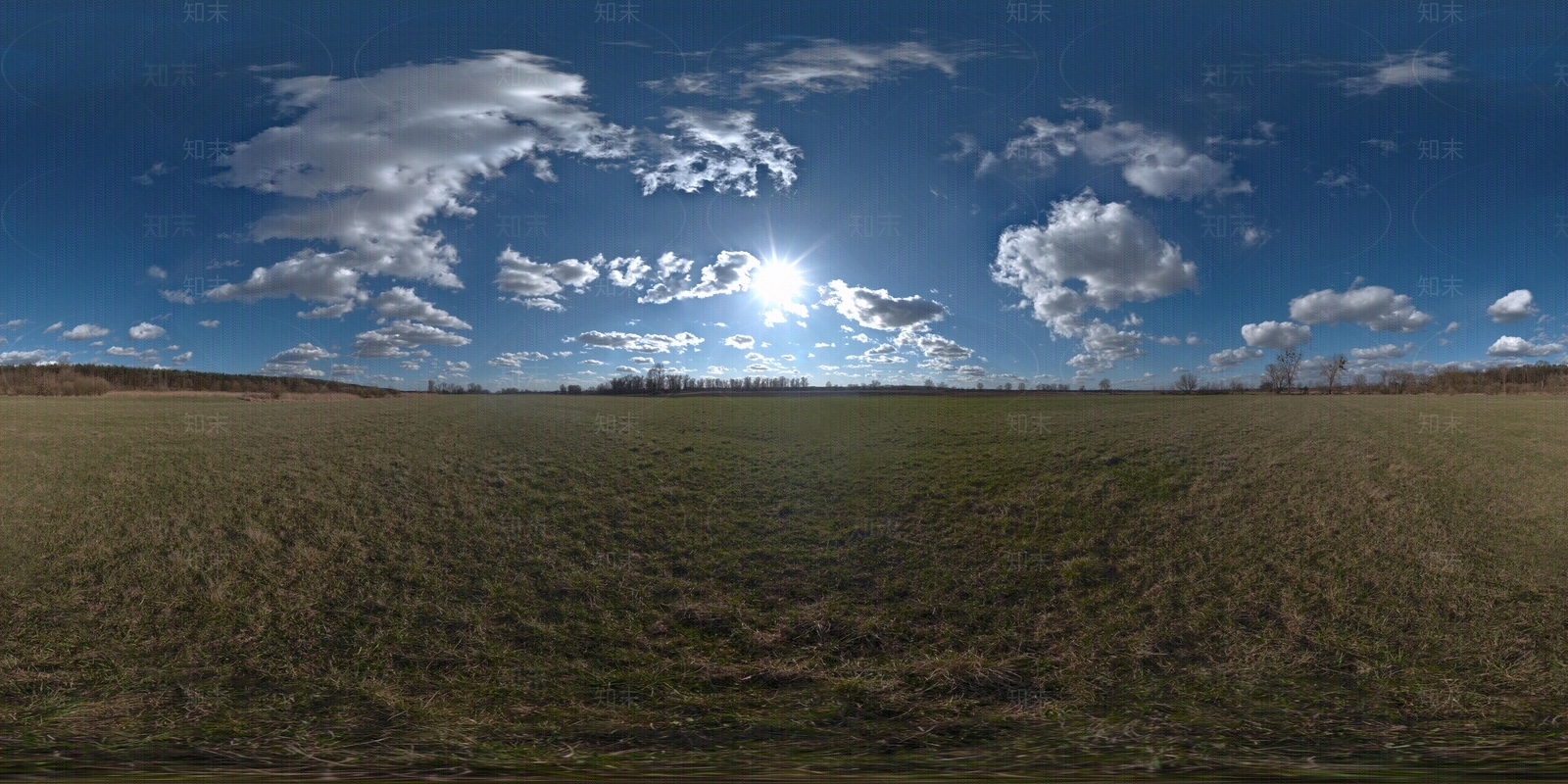 HDRI多云天空贴图下载【ID:178760974】