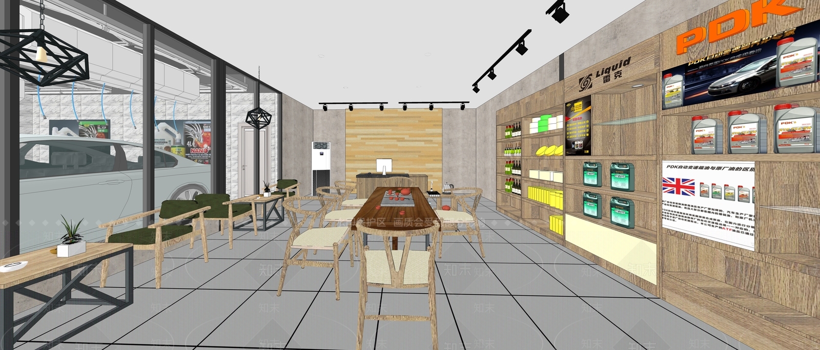 现代汽车展厅SU模型下载【ID:478837853】