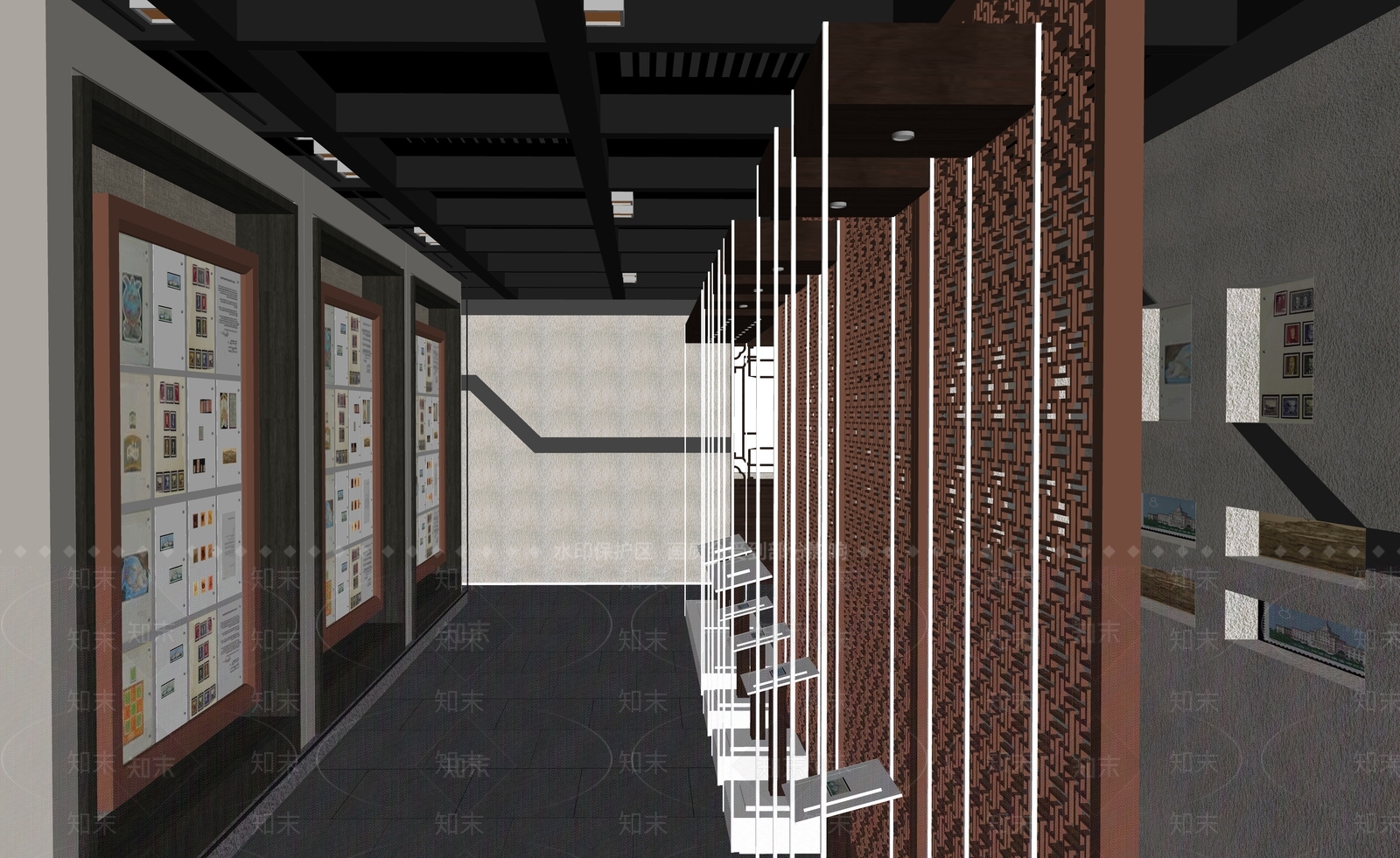 中式博物馆SU模型下载【ID:678838384】
