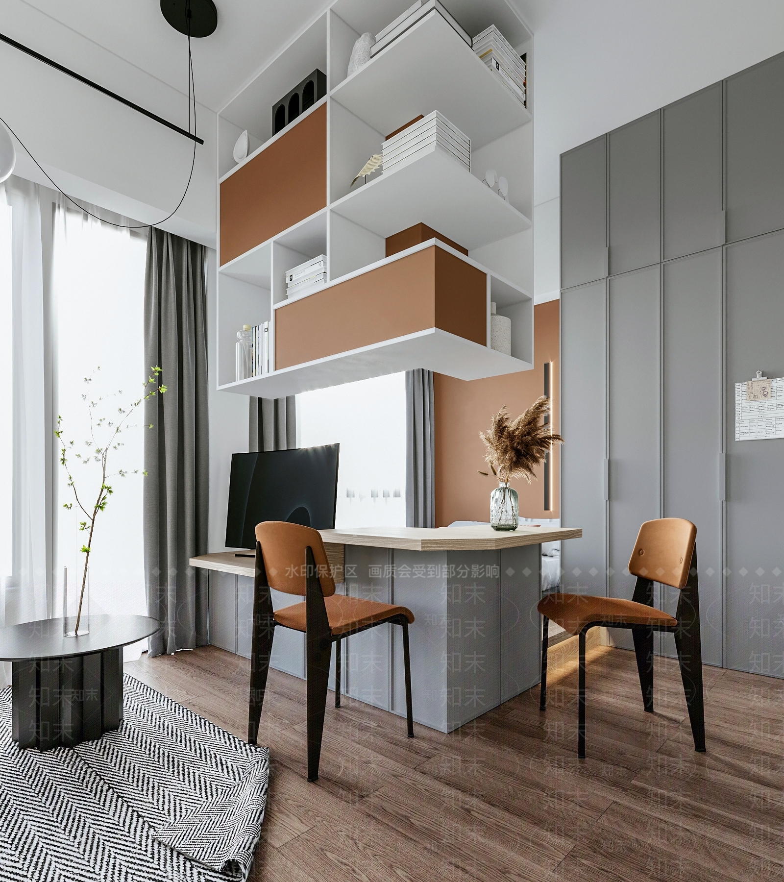现代单身公寓3D模型下载【ID:978851711】