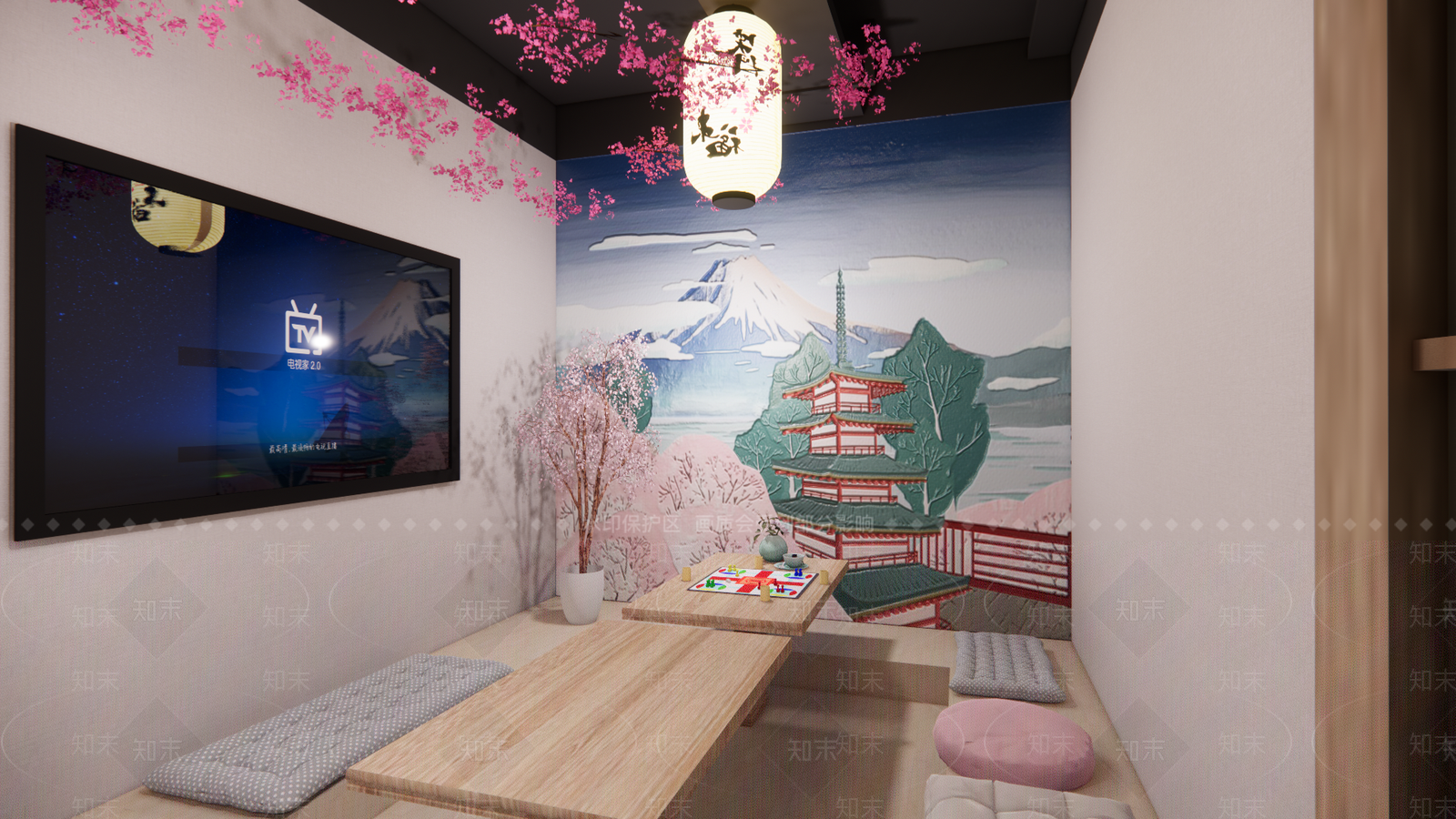 日式其他娱乐空间SU模型下载【ID:578884460】