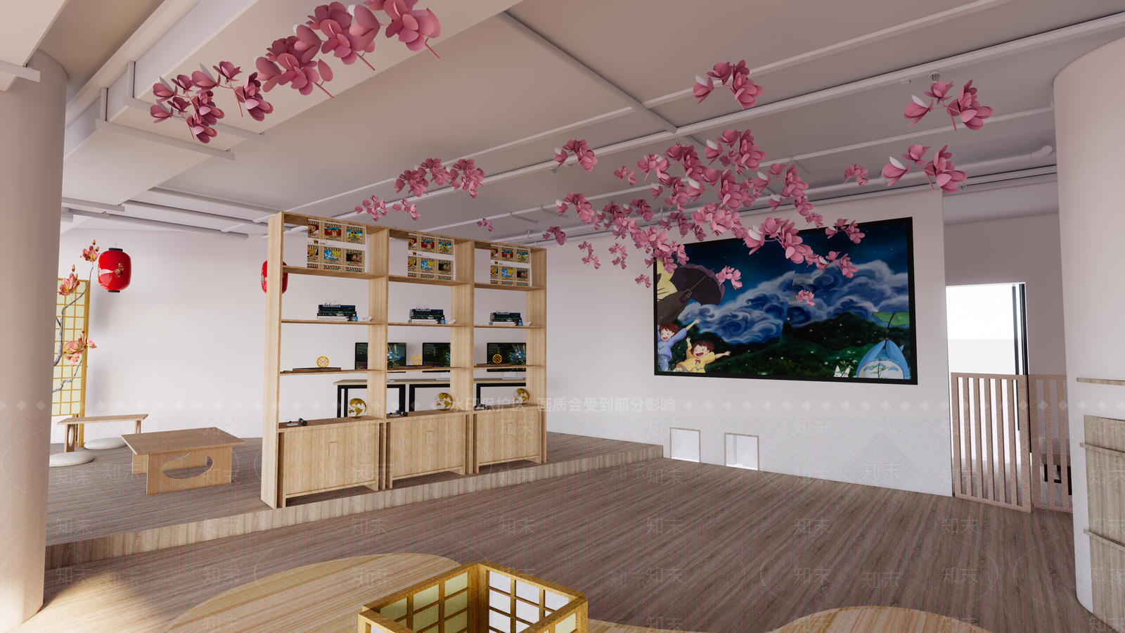 日式其他娱乐空间SU模型下载【ID:578885459】