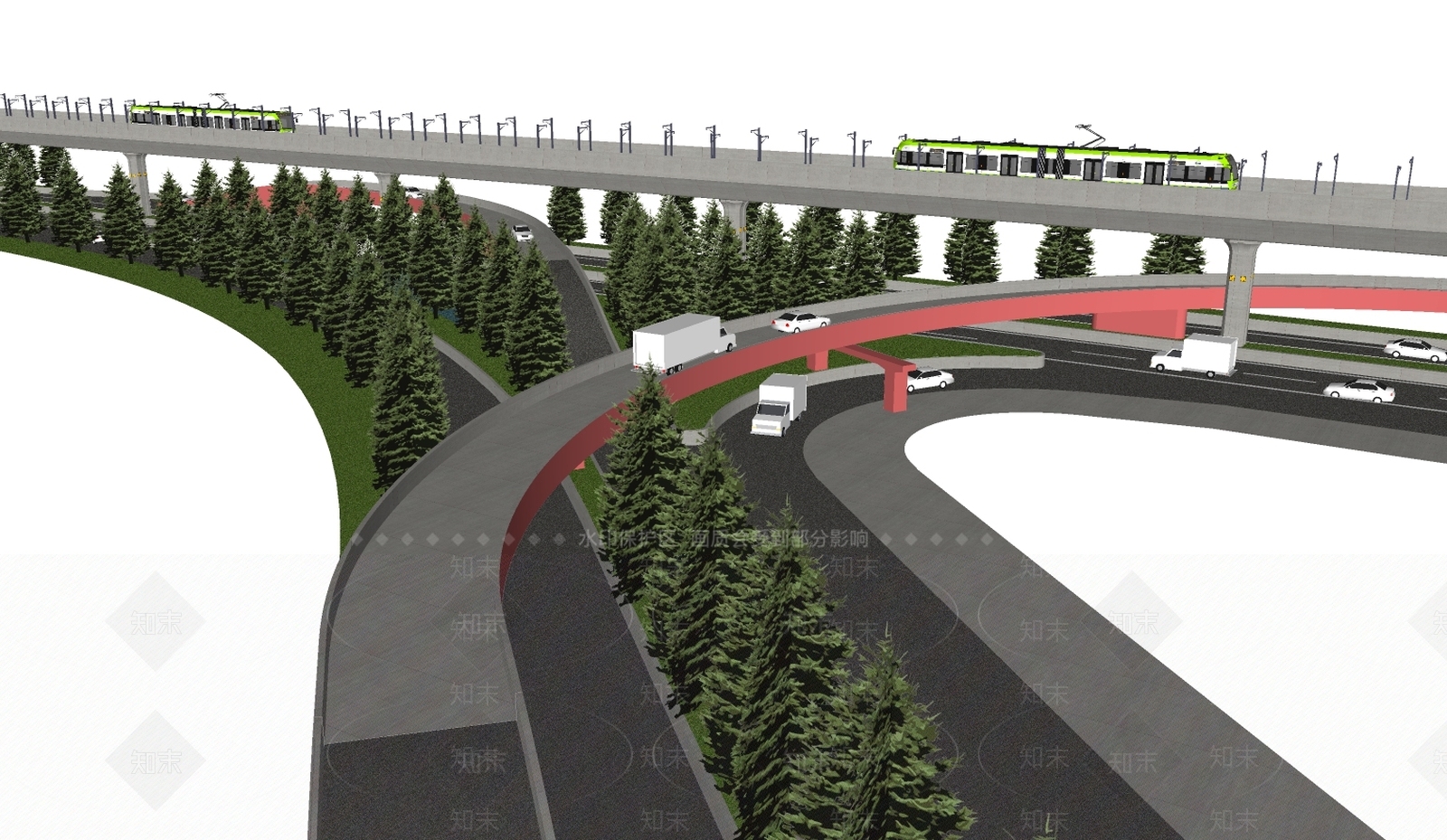 现代道路SU模型下载【ID:978928720】