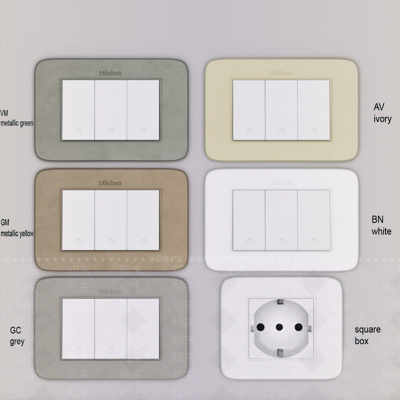现代开关3D模型下载【ID:778949314】