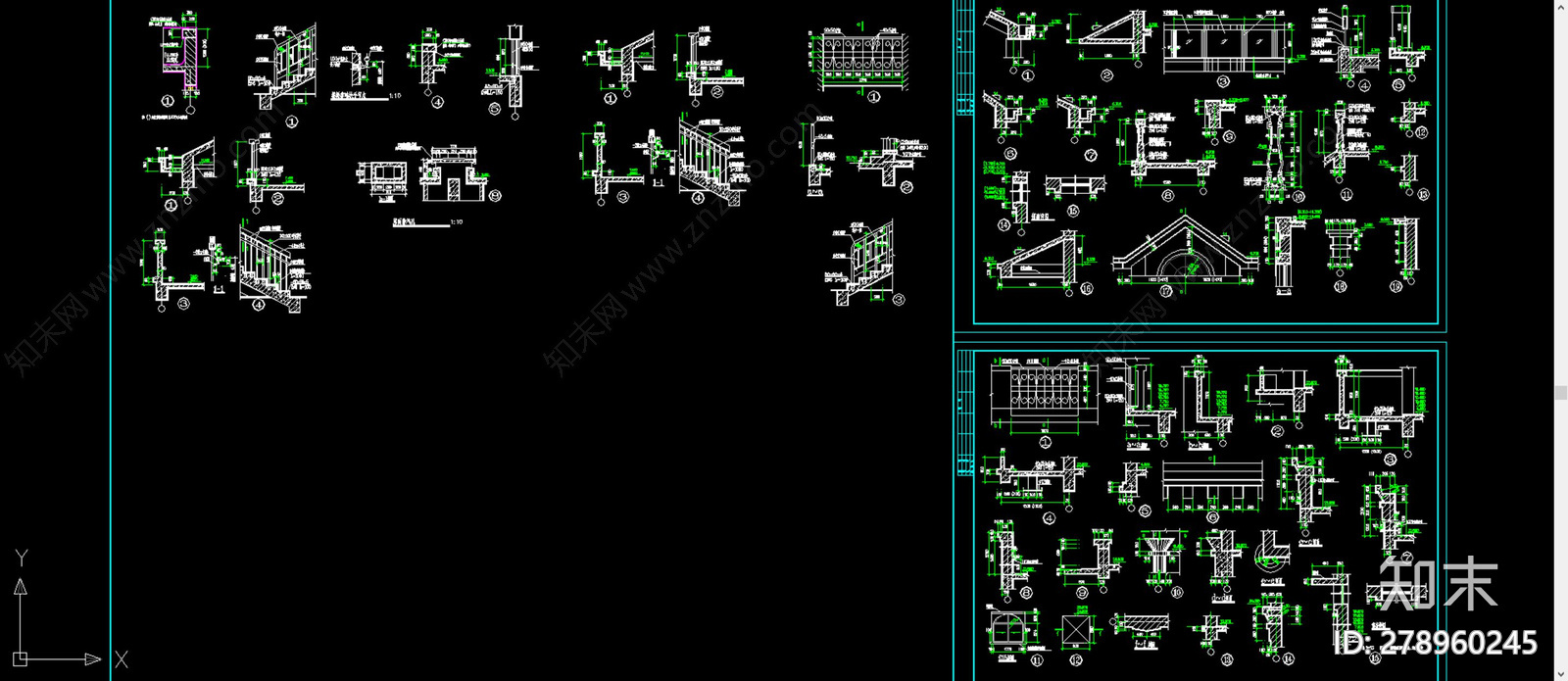 标准楼梯施工图下载【ID:278960245】