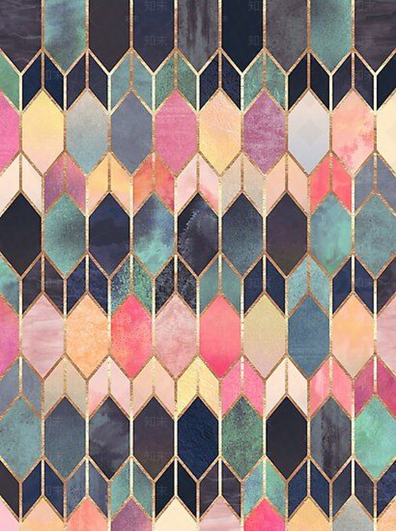 摩洛哥彩色玻璃贴图下载【ID:378970276】
