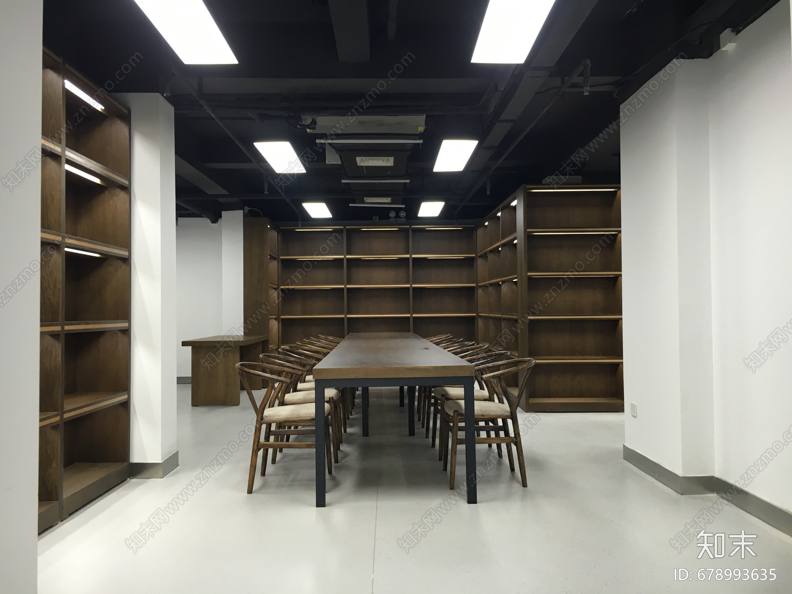 书店图书馆阅览室阅读空间施工图下载【ID:678993635】