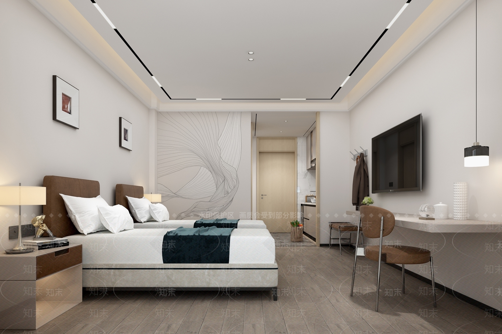 现代公寓整套3D模型下载【ID:279000191】