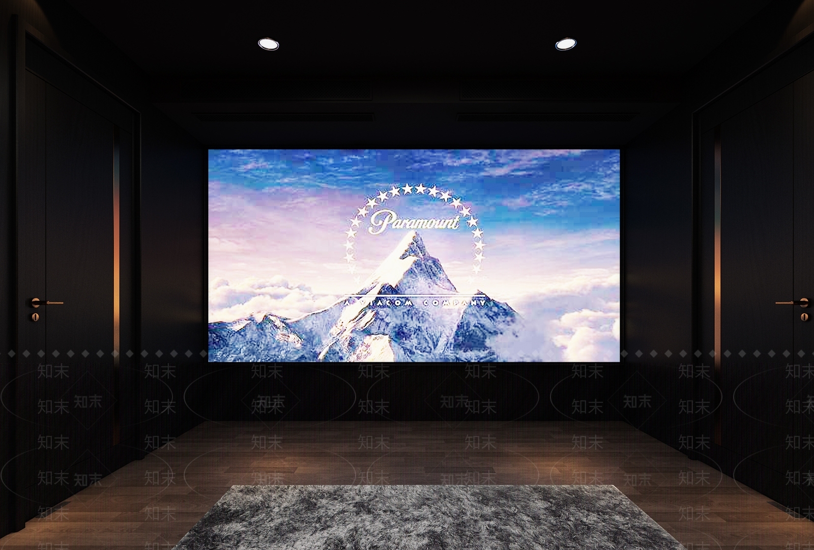 现代影音室3D模型下载【ID:879409972】