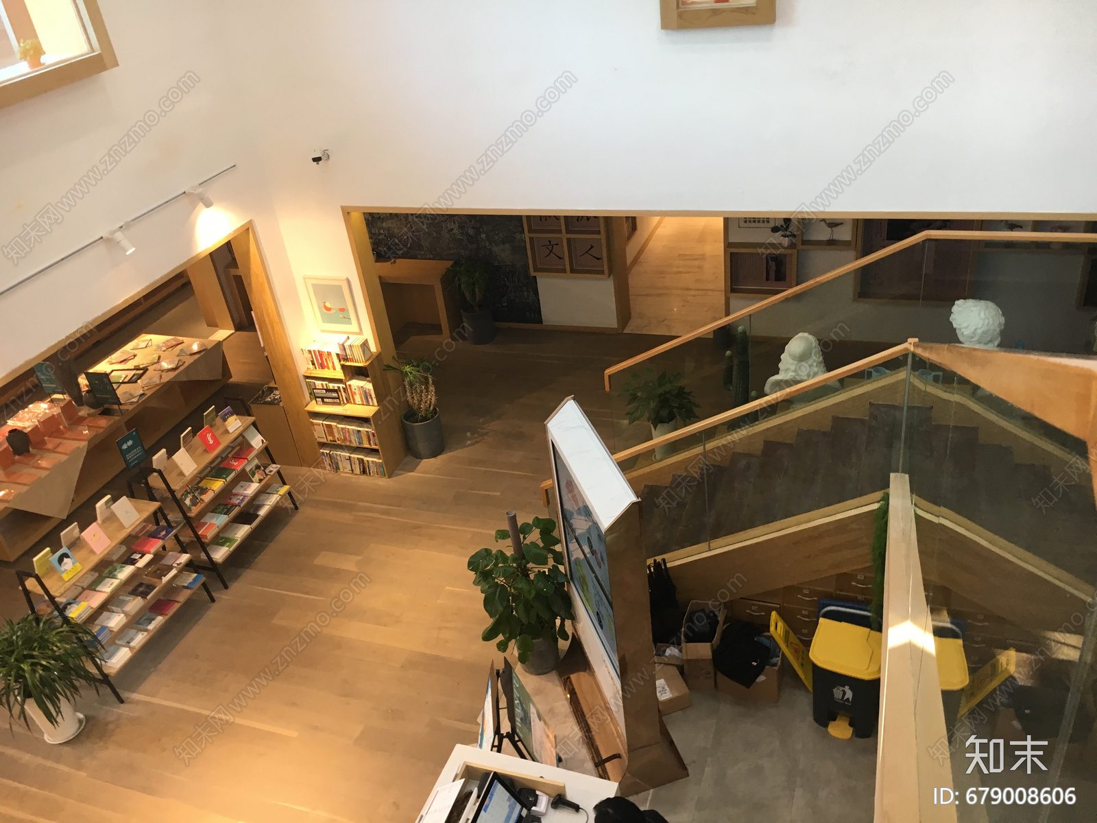 图书馆阅览室阅读空间读书交流会藏书阁cad施工图下载【ID:679008606】