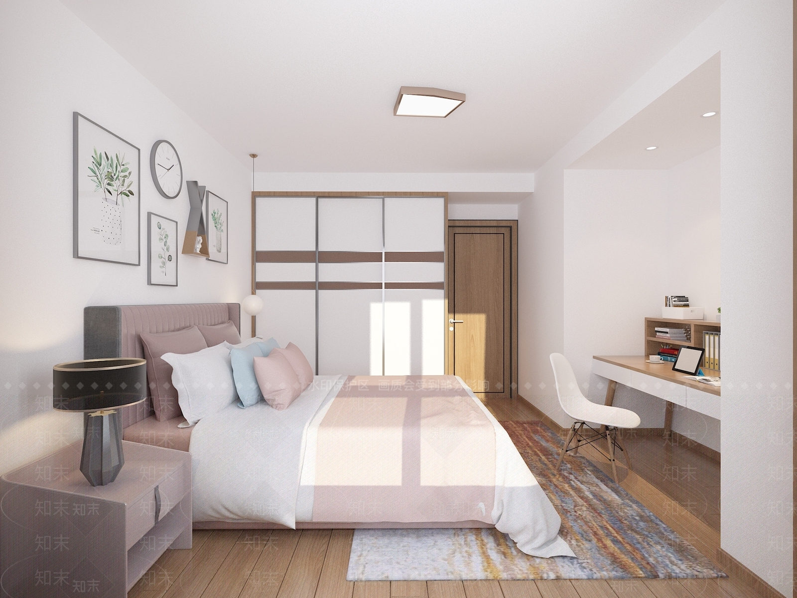 北欧单身公寓3D模型下载【ID:979010757】
