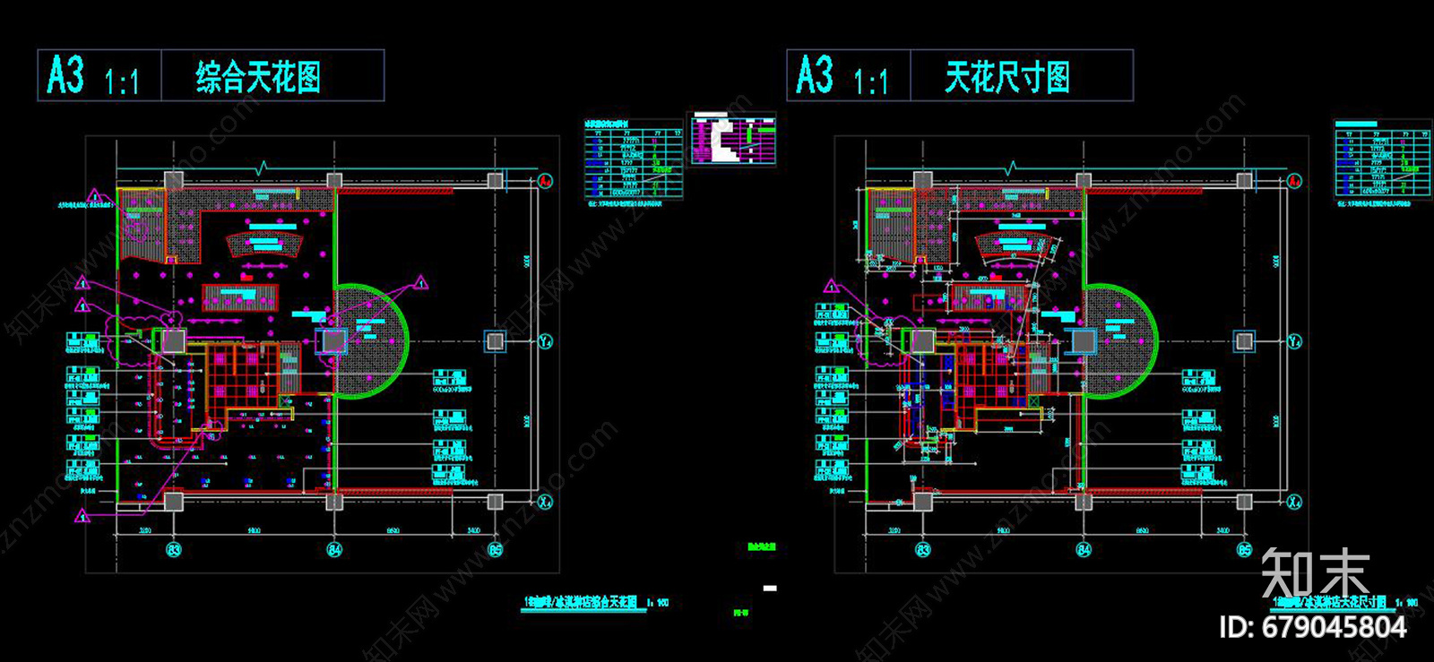 冰淇淋店整套图纸cad施工图下载【ID:679045804】