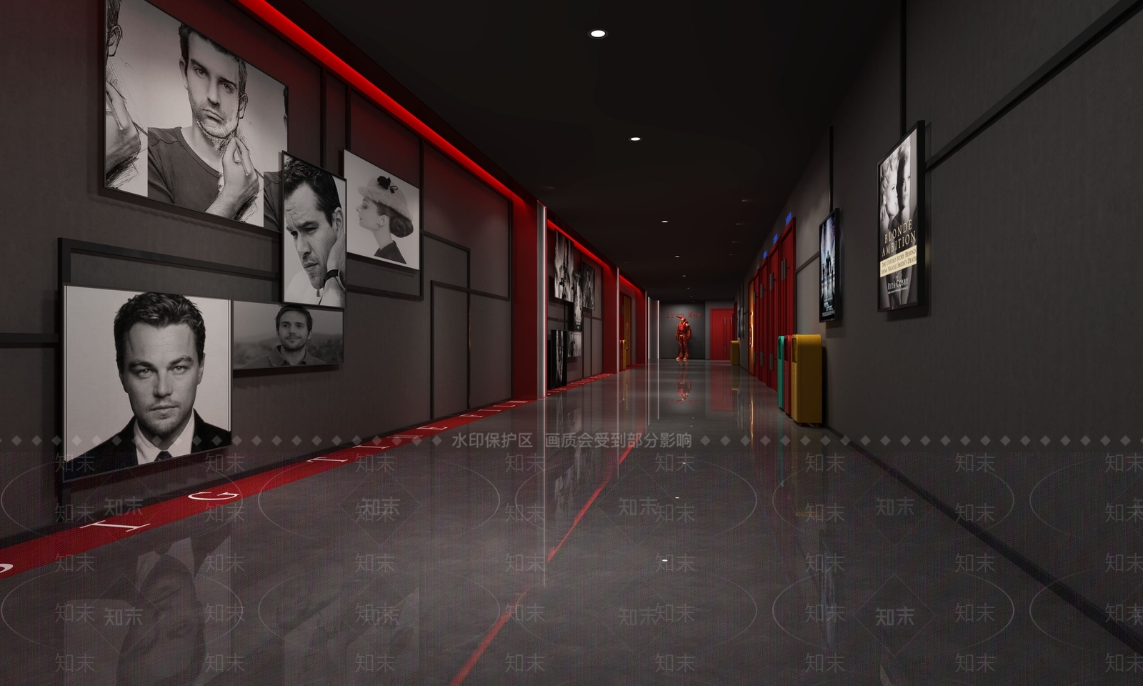 工业风电影院3D模型下载【ID:579045164】