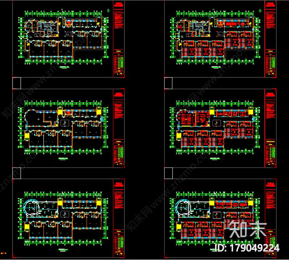 幼儿园cad施工图下载【ID:179049224】