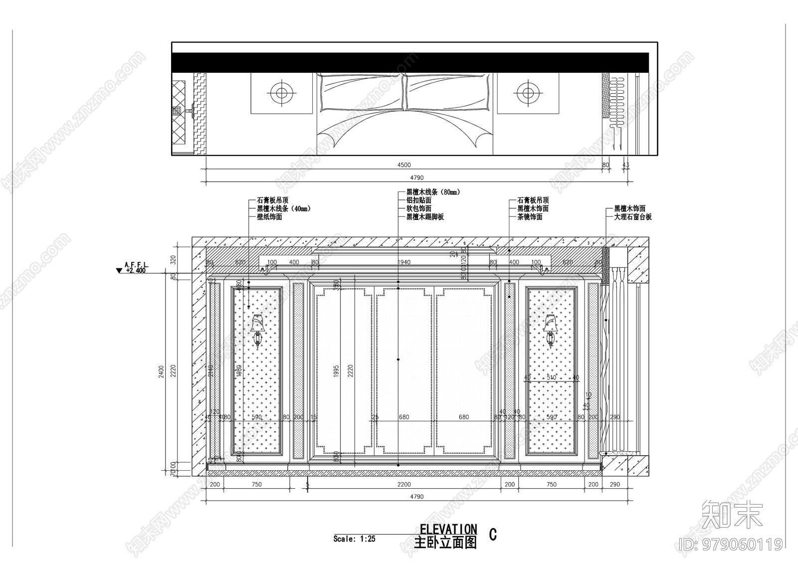 欧式室内设计cad施工图下载【ID:979060119】