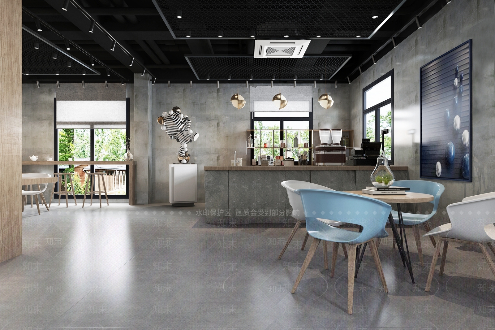 现代风格书店3D模型下载【ID:779090972】