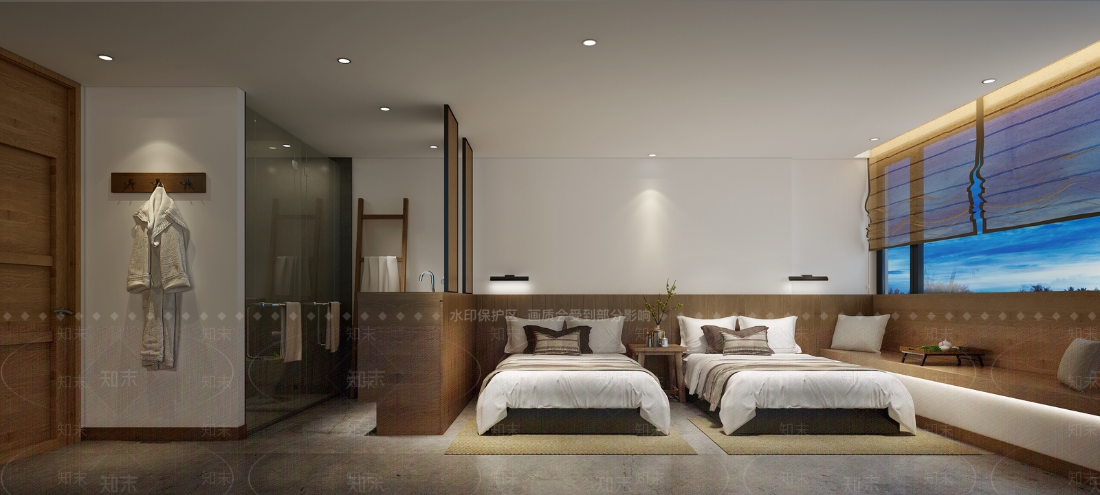 现代民宿3D模型下载【ID:979095632】