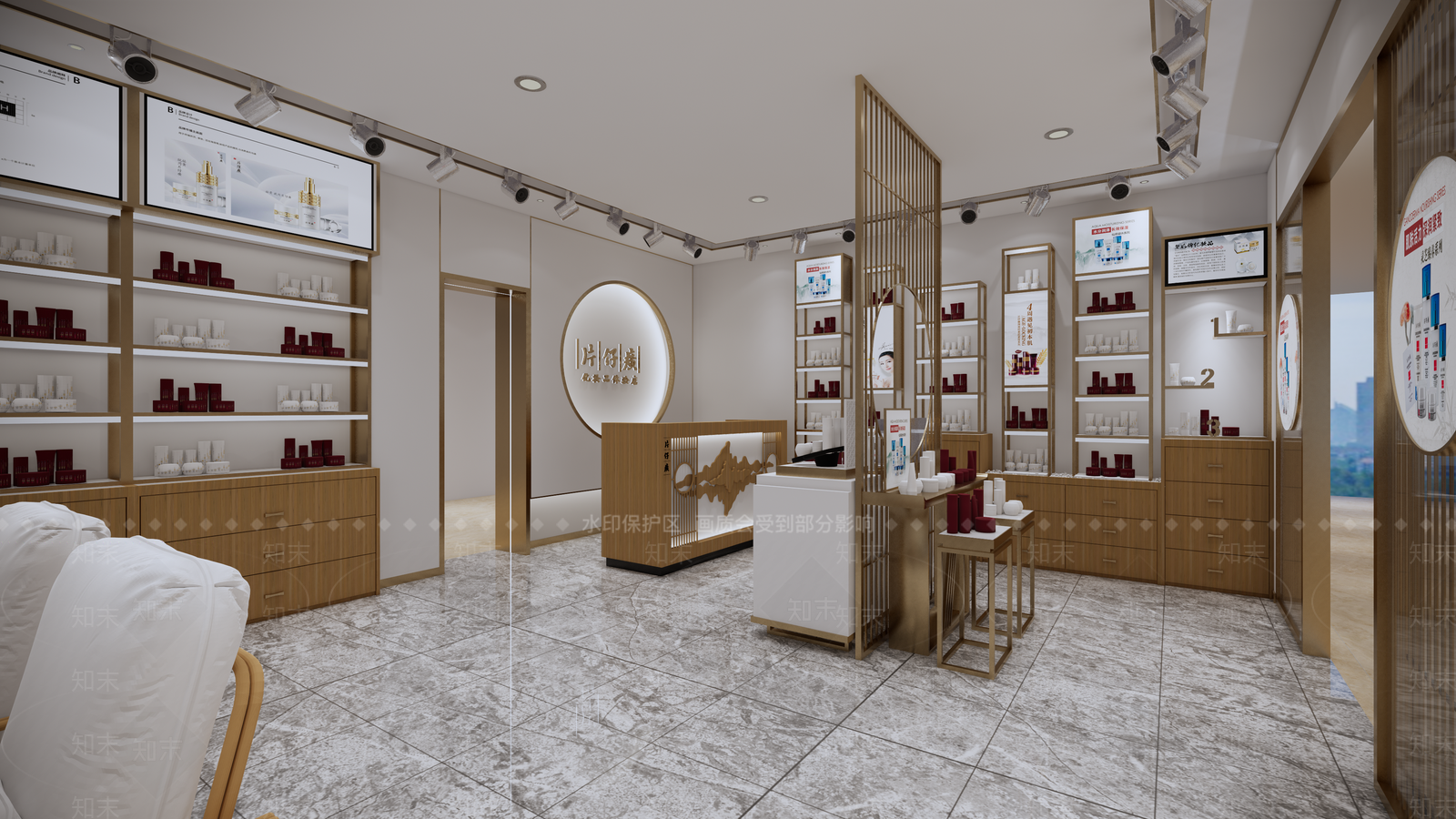 现代化妆品店SU模型下载【ID:179221250】