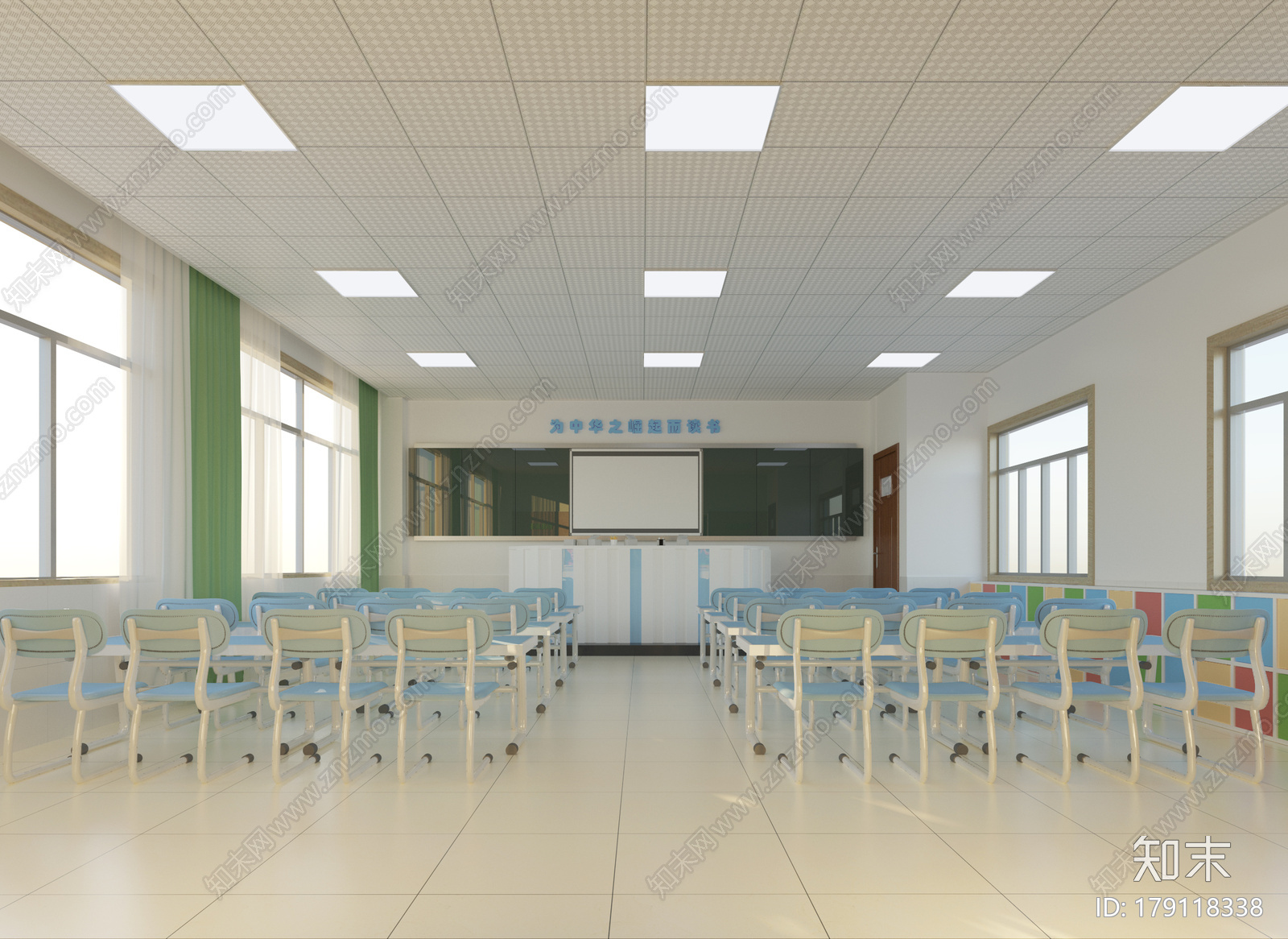小学书画班美术班科学发现手工DIY教室班级cad施工图下载【ID:179118338】