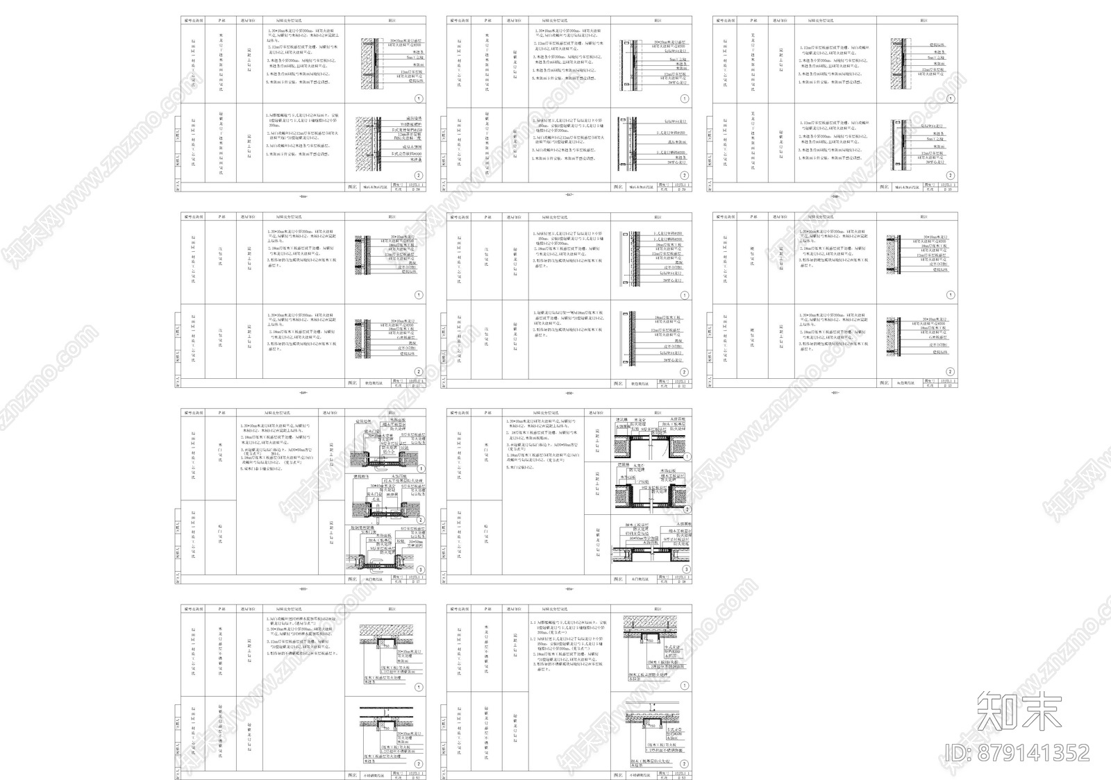 设计深化图纸常用CAD图工装通用节点详解三施工图下载【ID:879141352】