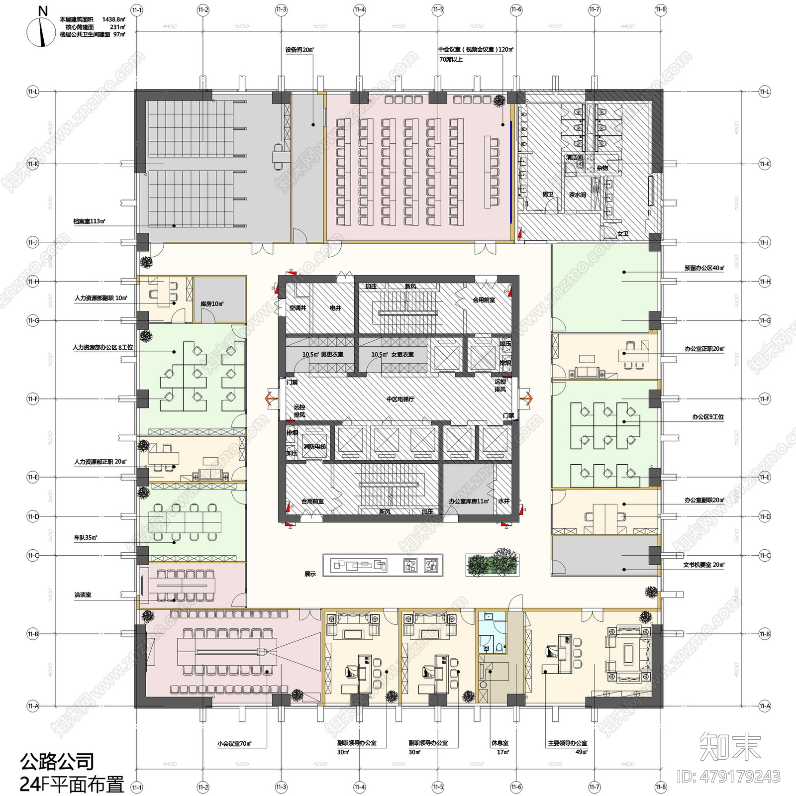 国企22层到25层cad施工图下载【ID:479179243】