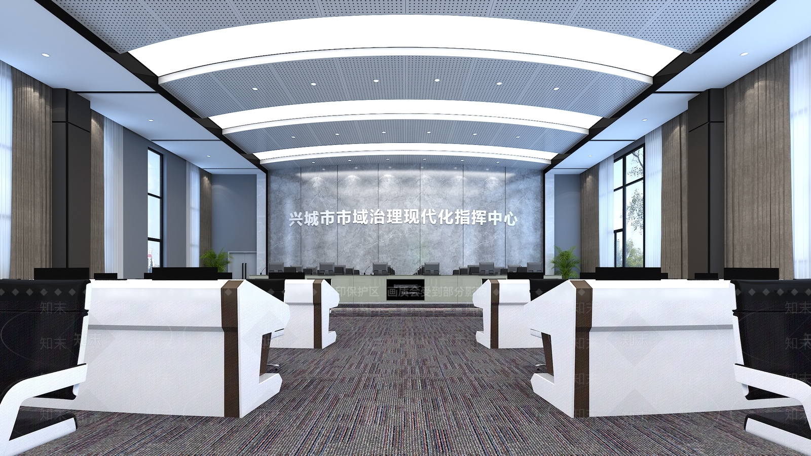 现代指挥中心3D模型下载【ID:579219421】