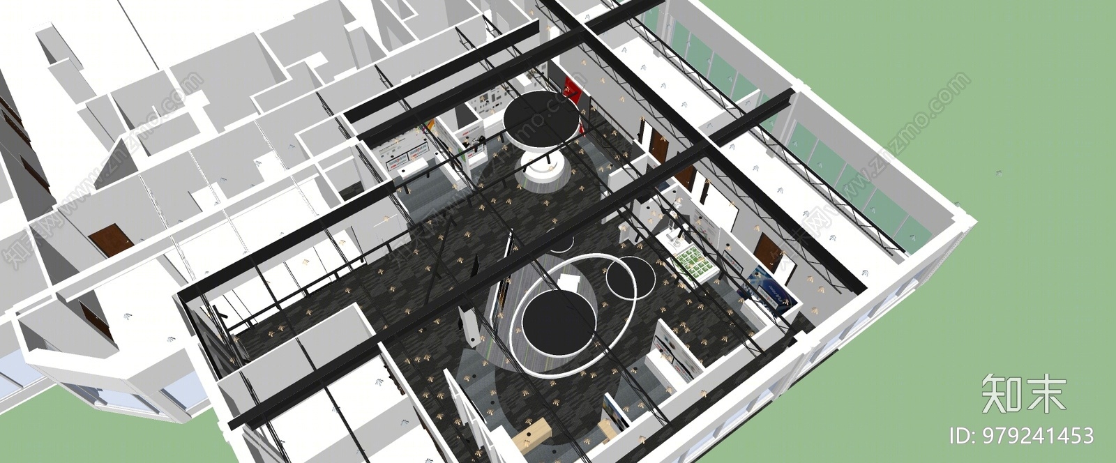 现代其他文化空间SU模型下载【ID:979241453】