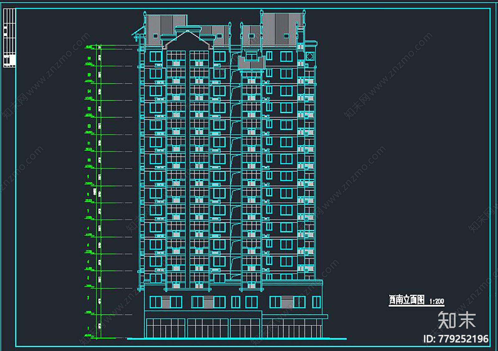 高层公寓初步设计方案施工图下载【ID:779252196】