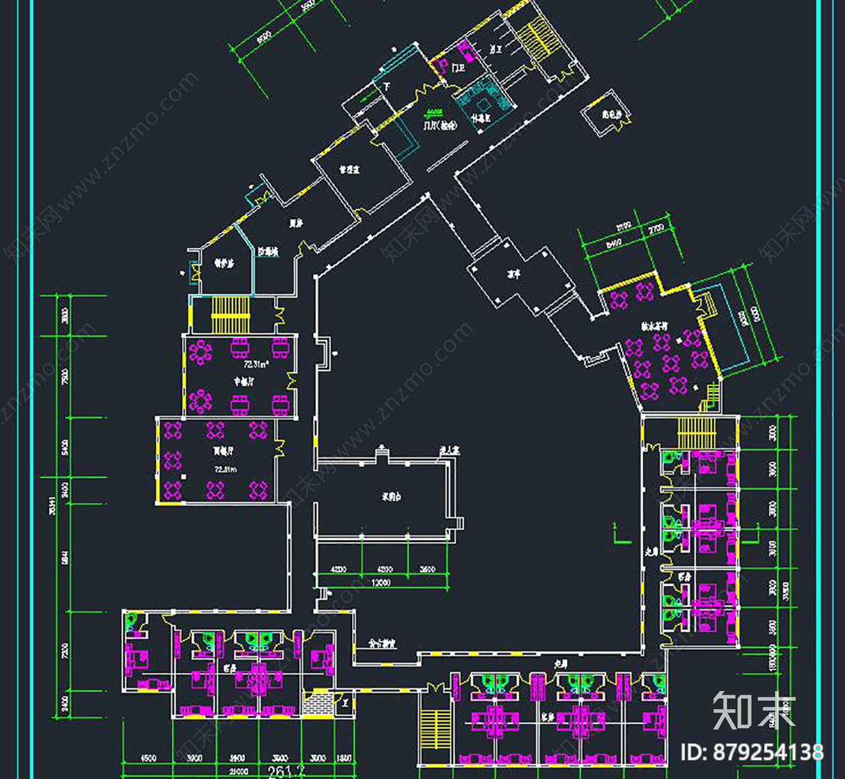 锦云祥客栈民宿建筑施工图下载【ID:879254138】