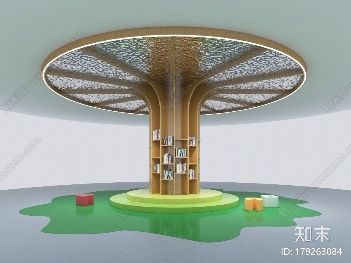 现代包柱3D模型下载【ID:179263084】